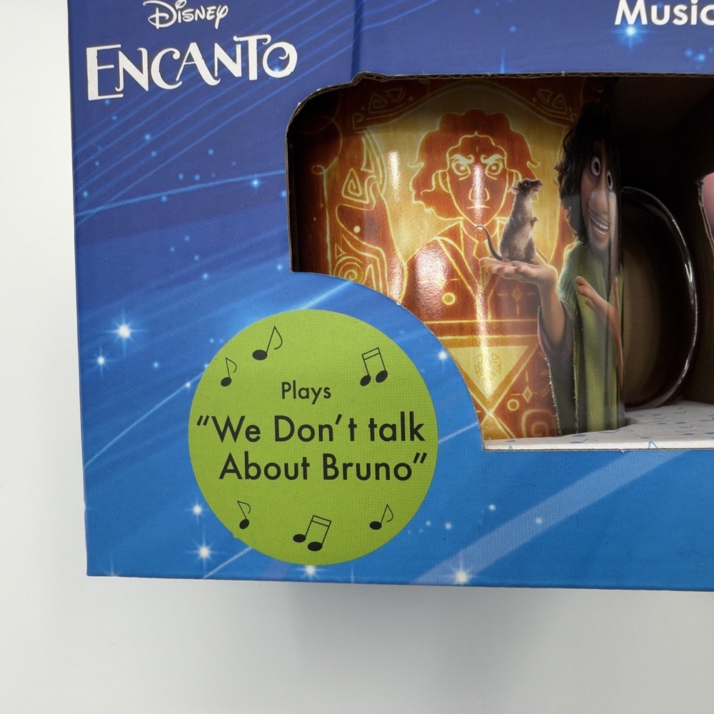 Disney Encanto Musical Mug "Bruno" New In Box. "We Don't Talk About Bruno " - Picture 2 of 7
